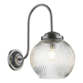 David Hunt Lighting Henley Wall Light Satin Chrome HEN0746